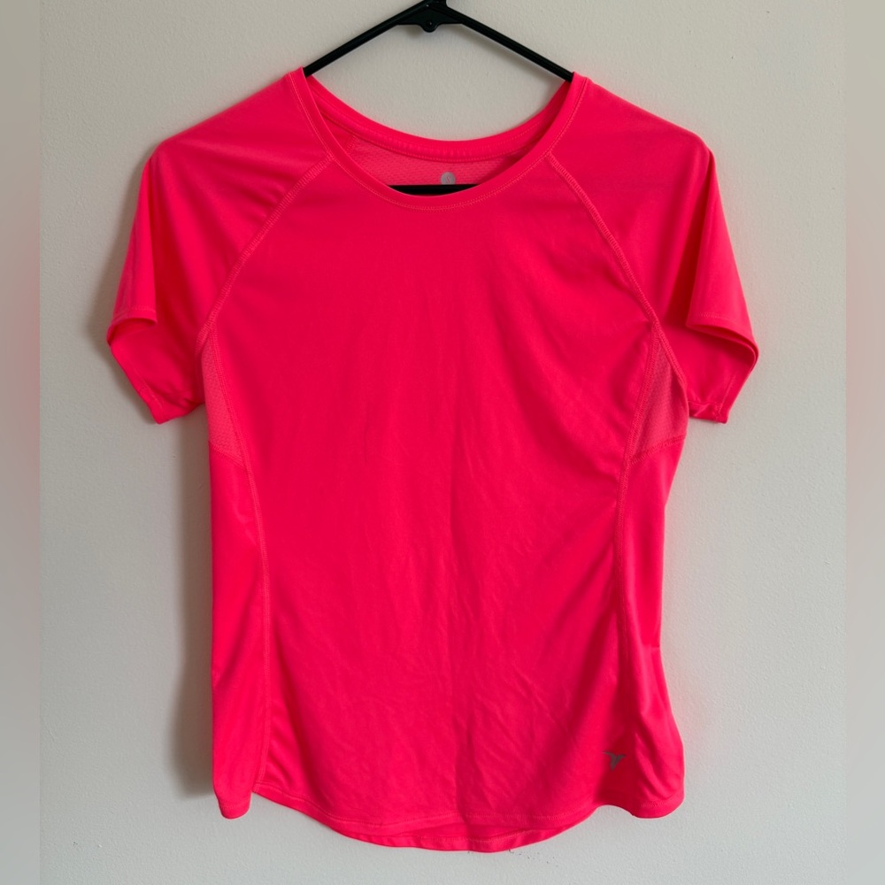Bright pink old navy active workout top